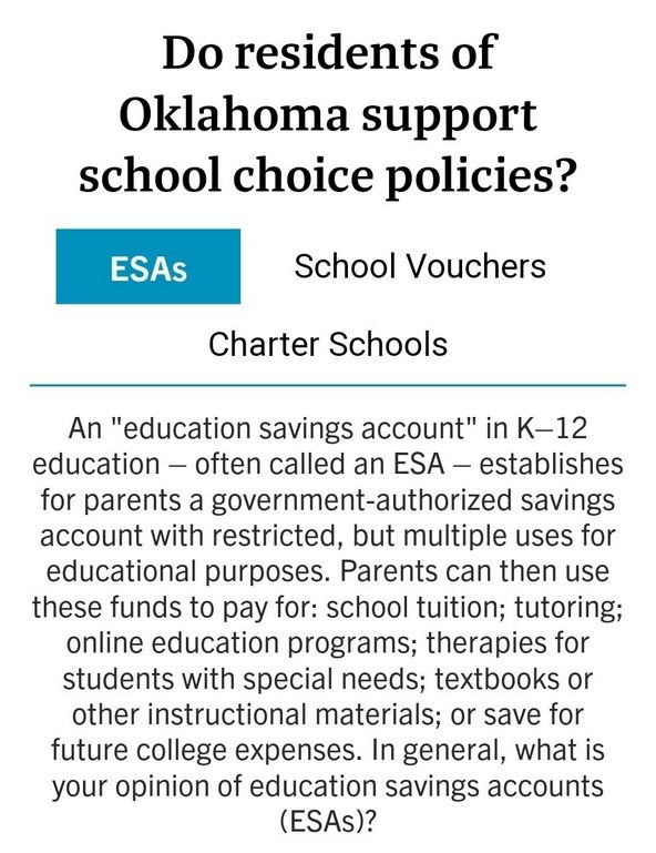 Oklahoma House Speaker Kills School Choice Despite Support From Voters