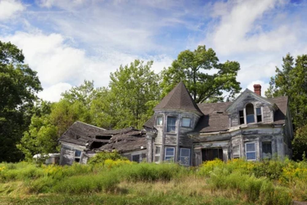 Derelict house — Stock Photo, Image