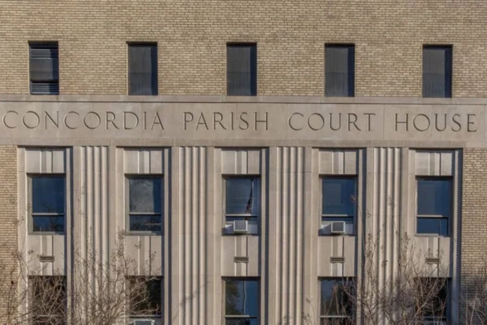 Concordia Parish Courthouse Vidalia Louisiana — Stock Photo, Image