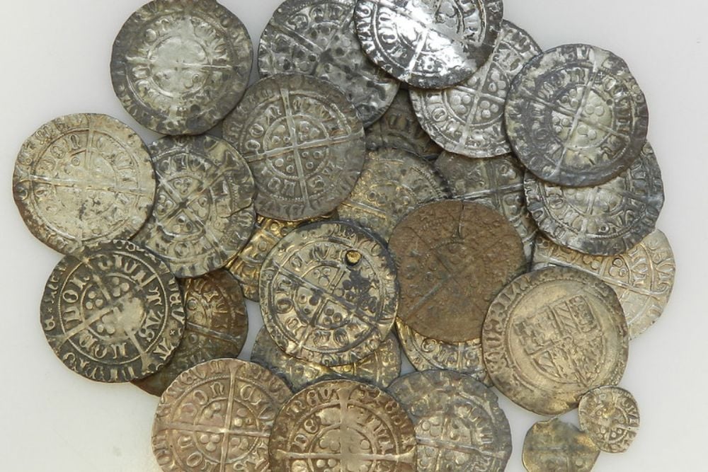 medieval silver coin hoard | Derek Jensen | Flickr
