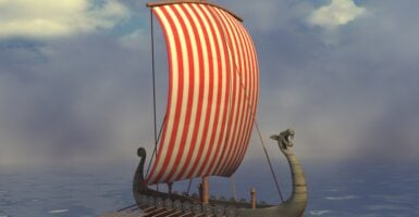 Viking ship — Stock Photo, Image
