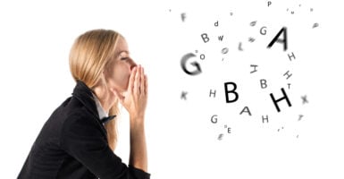 Businesswoman talking — Stock Photo, Image