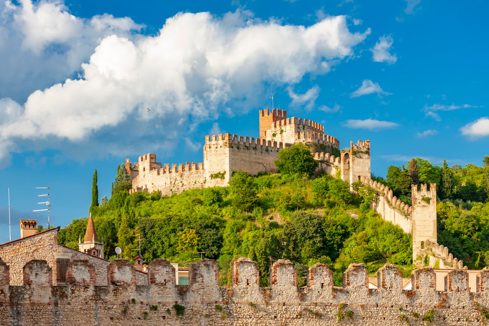 Castle Soave Veneto Italy — Stock Photo, Image