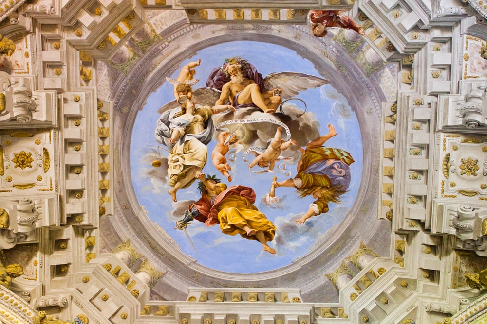 Frescos Palazzo Pitti - Florence — Stock Photo, Image