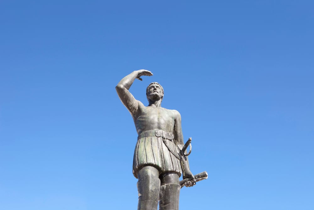 Vasco Nunez de Balboa statue — Stock Photo, Image