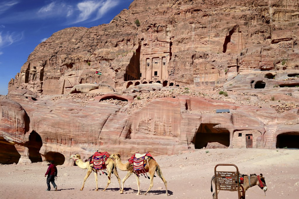 Nabataean Royal Tombs in Petra - Jordan. | by hanna_astephan