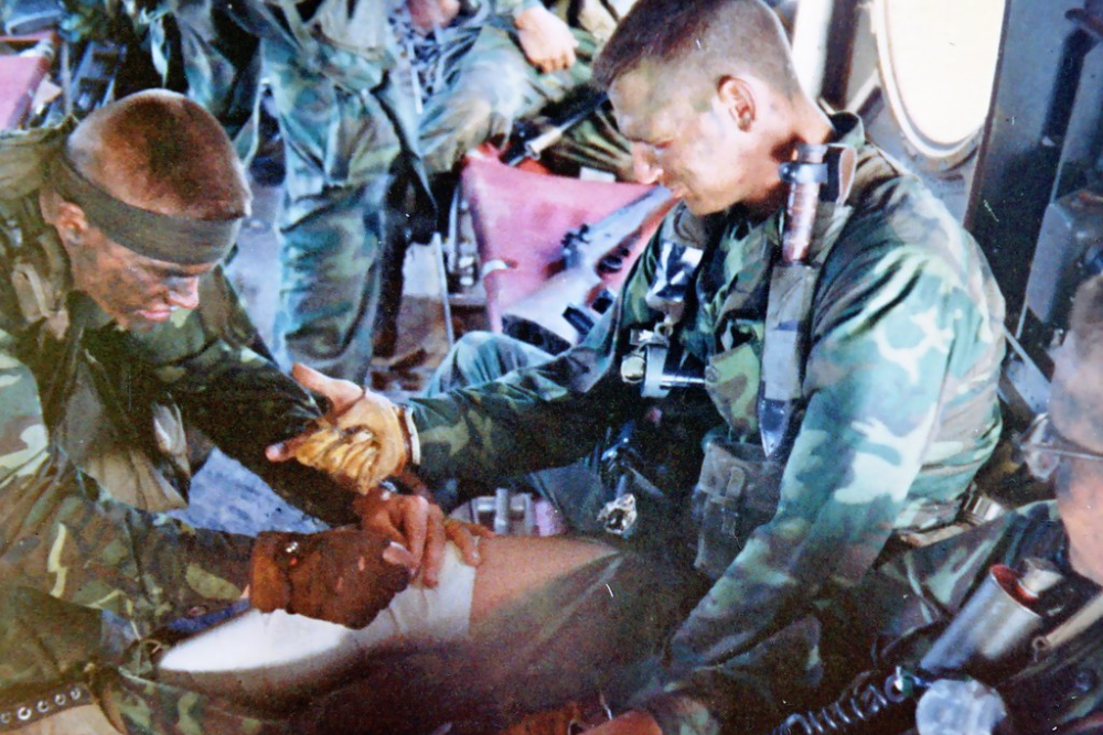 Sgt Lucas, Wounded in Action, 1968 | by Archives Branch, USMC History Division