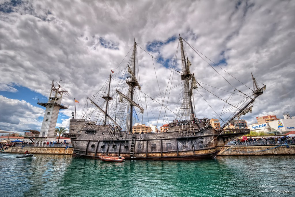 The "Galeón Andalucía". Escala a Castelló. Puerto Azahar | by Abariltur