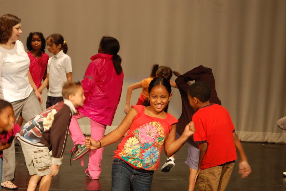 Camper playing a game of Freeze Dance | austintexasgov | Flickr