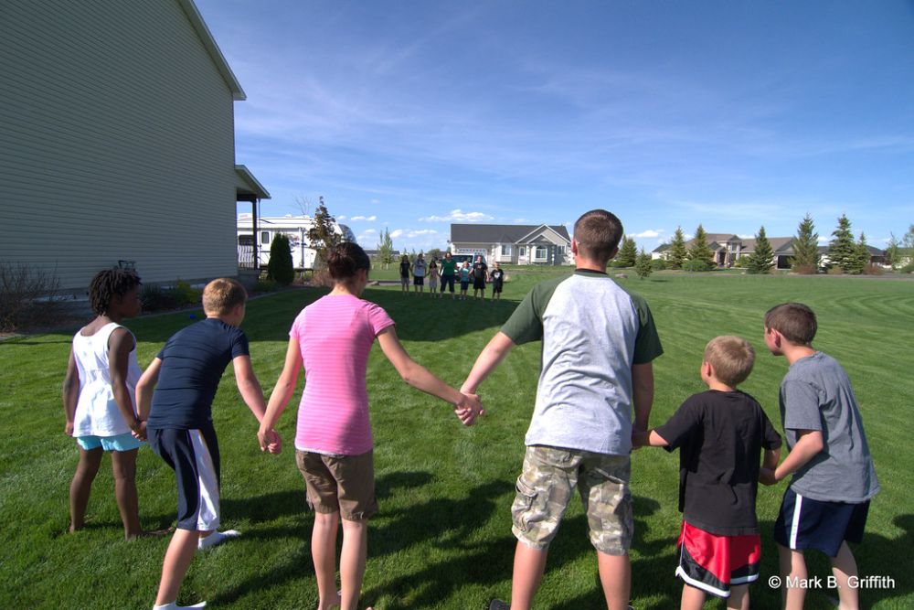 Red Rover Red Rover | The kids in a very spirited game of Re… | Mark  Griffith | Flickr