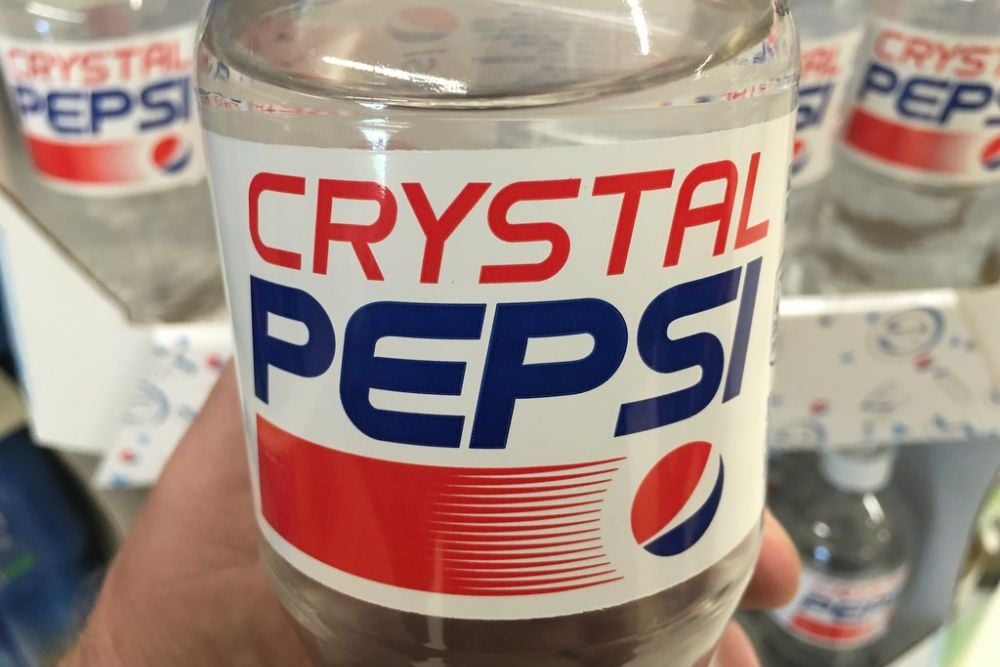 Crystal Pepsi | Crystal Pepsi, 8/2016, pics by Mike Mozart o… | Flickr