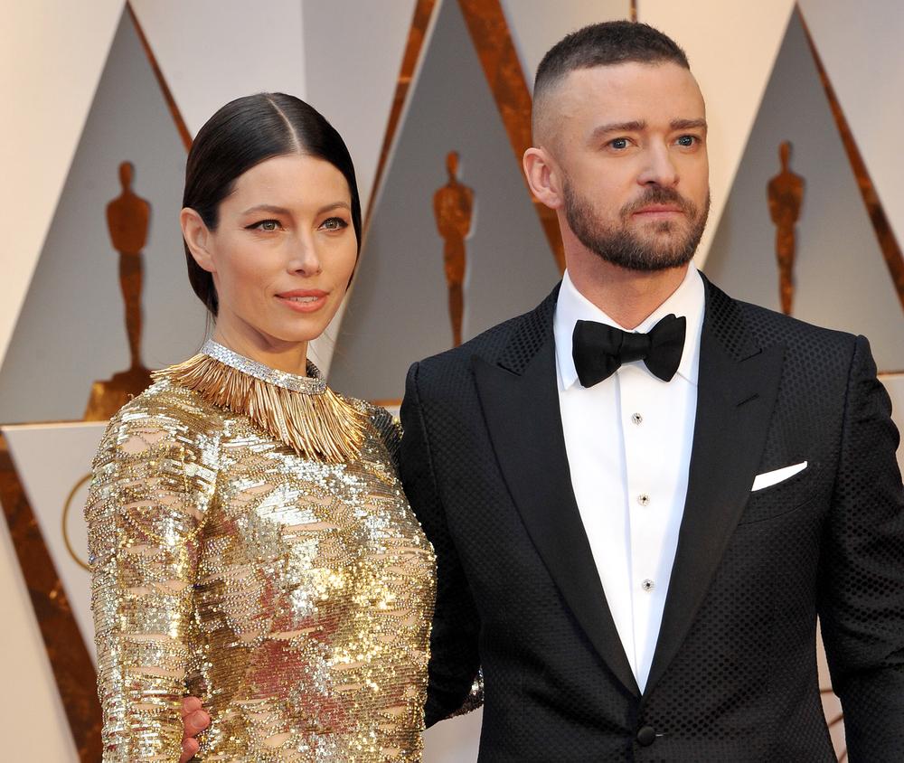 Actress Jessica Biel and singer Justin Timberlake at the 89th Annual Academy Awards held at the Hollywood and Highland Center in Hollywood, USA on February 26, 2017. — Photo by PopularImages