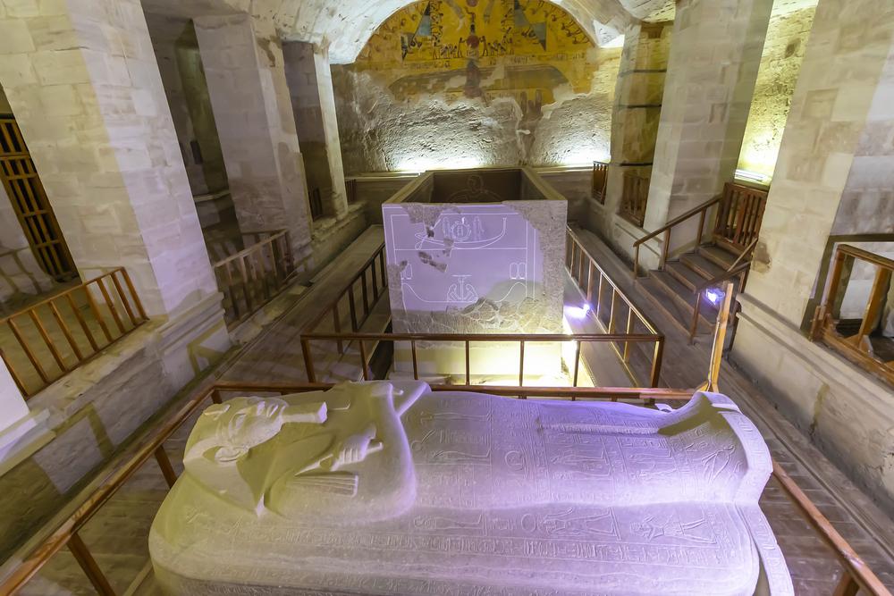 Luxor, Egypt - September 11, 2018: Tomb KV8, located in the Valley of the Kings, was used for the burial of Pharaoh Merenptah of Ancient Egypt's Nineteenth Dynasty — Photo by alfredosaz.gmail.com