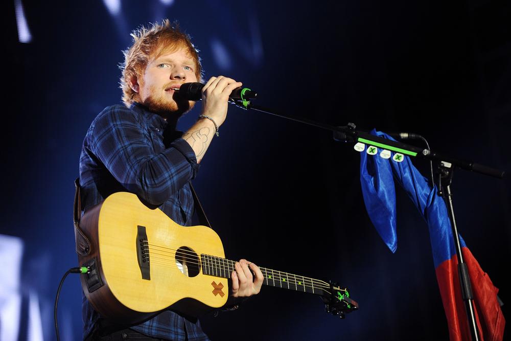 British singer Ed Sheeran during his performance in Prague, Czech republic, February 12, 2015. — Photo by yakub88