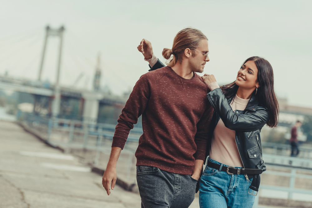 couple walking